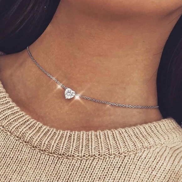 Jewelry - Crystal Heart Necklace